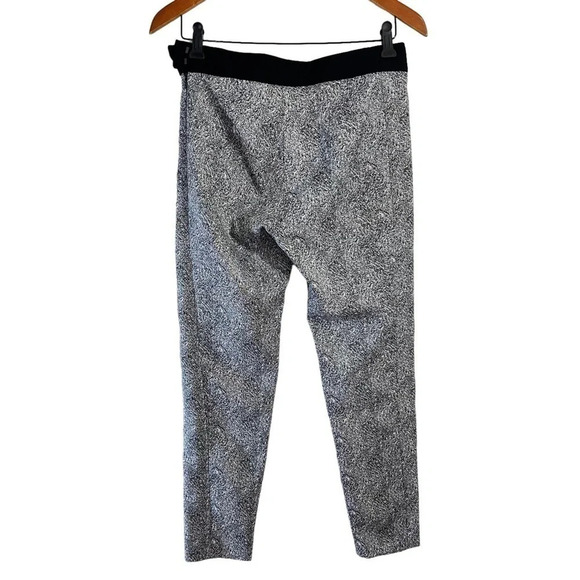 French Connection Black and White Skinny Pants Size 4 Marled Pockets Career Work - Picture 2 of 7